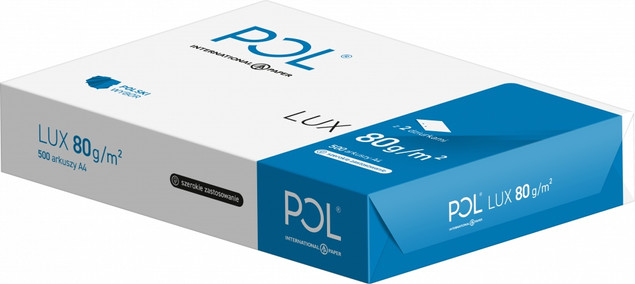 Papier ksero A4 80g 500 arkuszy POLLUX biały do drukarki i kopiarki