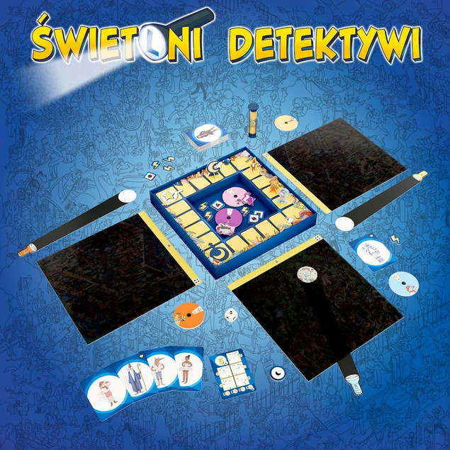 ŚWIETLNI DETEKTYWI Gra Planszowa Rodzinna 6+ Nasza Księgarnia