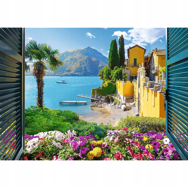 Trefl Puzzle 1000 el. Widok na jezioro Como