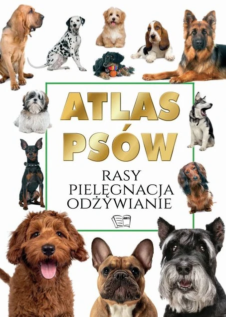 Okładka książki Atlas Psów Joanny Werner