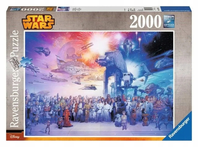 Puzzle 2000 Ravensburger Uniwersum Gwiezdnych Wojen STAR WARS