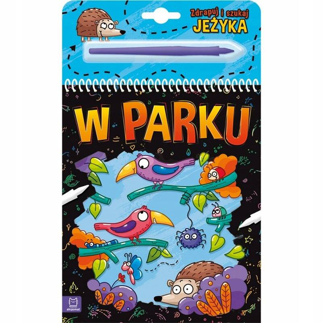 Zdrapuj i szukaj jeżyka. W parku