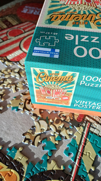 Puzzle 1000 Tactic Vintage Retro Cinema | Plakaty Filmowe