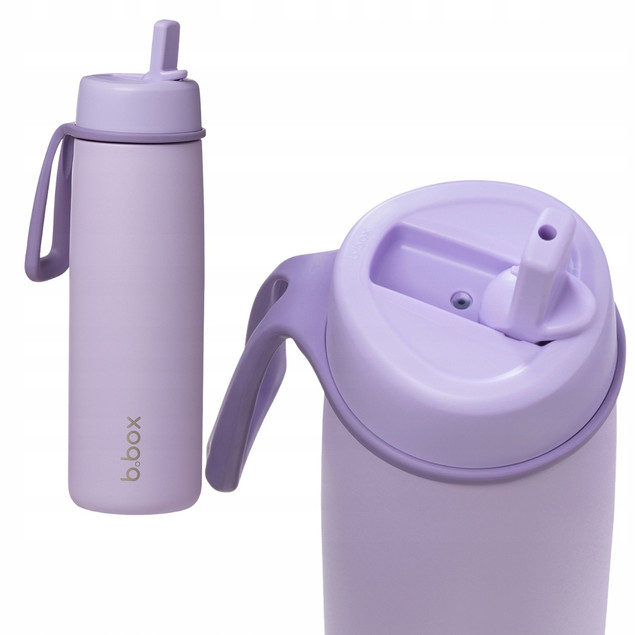 b.box Zestaw Butelek: Bidon Ze Słomką 450ml + Termiczna 690ml