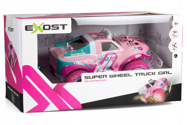 Exost Wheel Truck Girl Pojazd Terenowy Zdalnie Sterowany Różowy