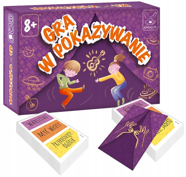 Gra planszowa Gra w Pokazywanie Kangur Rodzinna Gra Towarzyska Kalambury