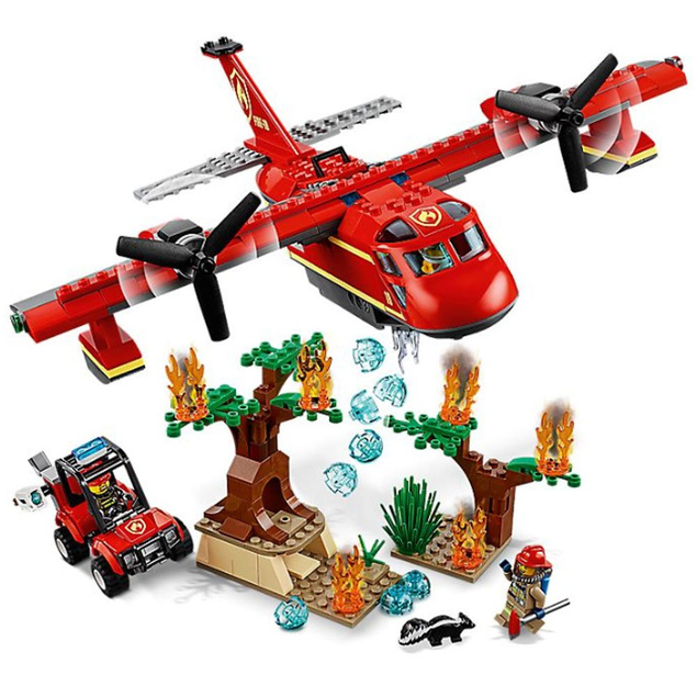 Samolot strażacki klocki zestaw CITY 60217 LEGO