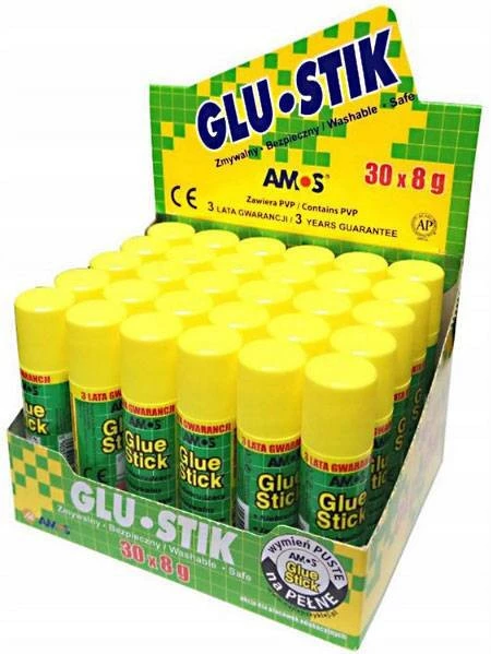 30x Amos Klej w sztyfcie 8 g