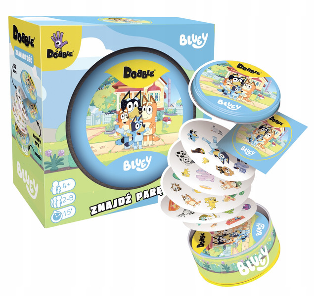 Gra Dobble Bluey 55 kart – Rebel
