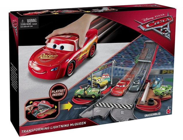 CARS 3 Rozkładane Auta Zygzak McQueen FCW03