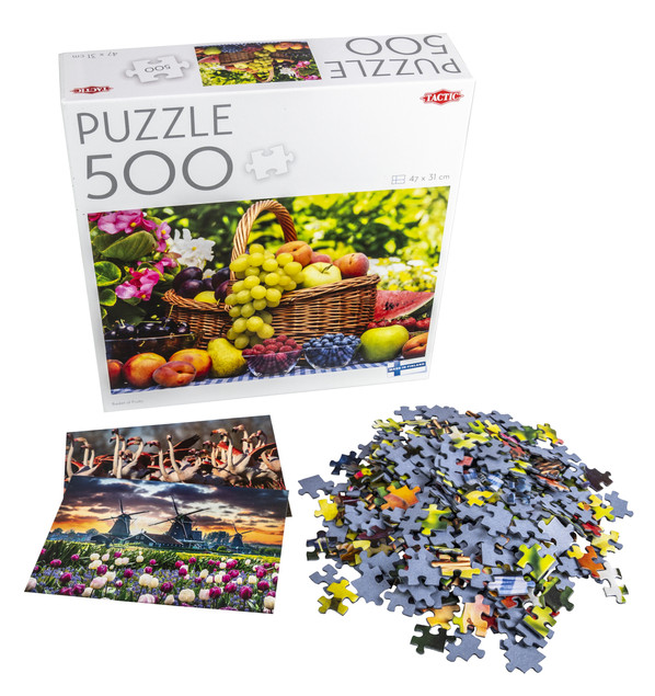 Puzzle 500 Tactic Kosz Owoców Wysoka Jakość Puzzle Lovers