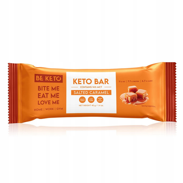 Keto Baton - Słony Karmel w Czekoladzie 40g