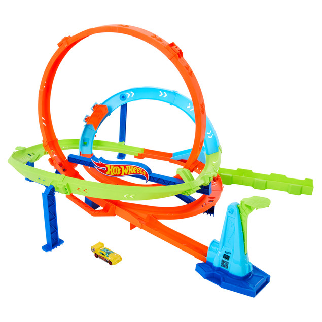 Hot Wheels Action Tor Zakręcone Tornado HTK16 z Autkiem