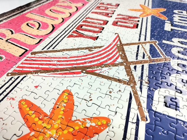 Puzzle Tactic BEACH TIME 1000 elementów, Artystyczne, od 9 lat