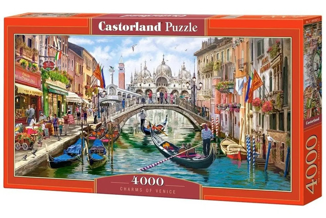 Puzzle 4000 Układanka Widok WENECJA Włochy Kanał Architektura 9+ Castorland