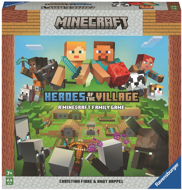 Gra planszowa Minecraft dla dzieci: Uratuj wioskę Ravensburger