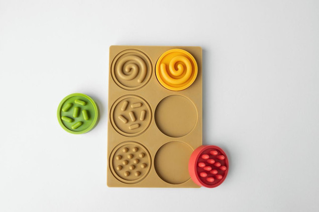 MOM'SCARE PUZZLE SENSORYCZNE KÓŁECZKA UKŁADANKA 0M+
