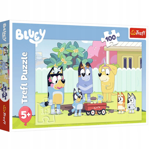 Puzzle Bluey 100 elementów – Trefl