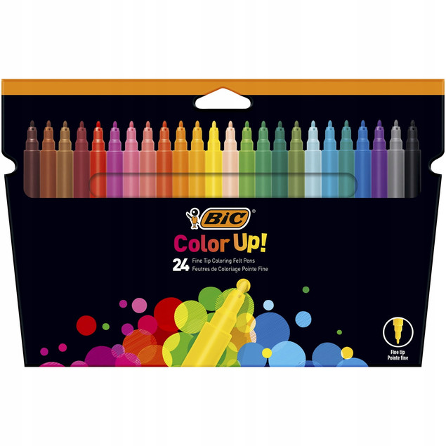 Flamastry Color Up 24 szt. – BIC