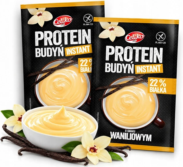 Budyń proteinowy waniliowy bezglutenowy Celiko