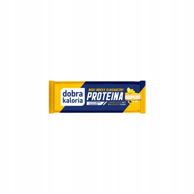 Baton proteinowy Dobra Kaloria Proteina o smaku lemon cheesecake 45 g