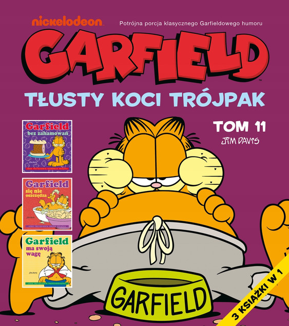 Garfield. Tłusty Koci Trójpak. Tom 11 Jim Davis - Komiks