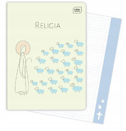 Zeszyt tematyczny RELIGIA A5 w kratkę 32 kartki INTERDRUK 70g