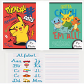 Zeszyt A4 w trzy linie (kolorowe) 32 kartki UNIPAP POKEMON x2