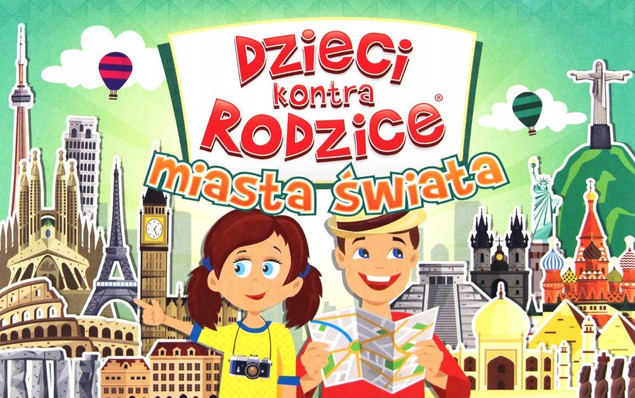 Dzieci Kontra Rodzice Miasta Świata Gra Rodzinna 7+ Kangur