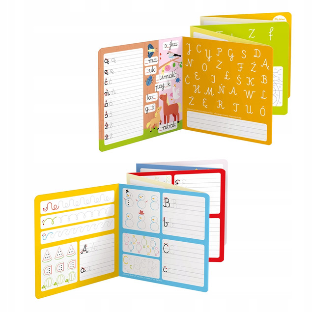 Dłuuugie rysowanie. Piszę literki