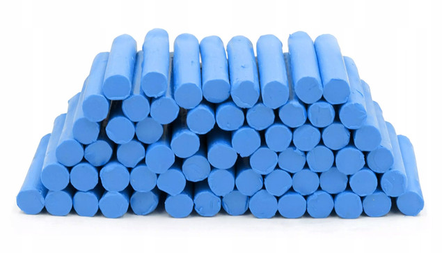 Plastelina LUZ 1kg NIEBIESKA JASNA Szkolna Mona