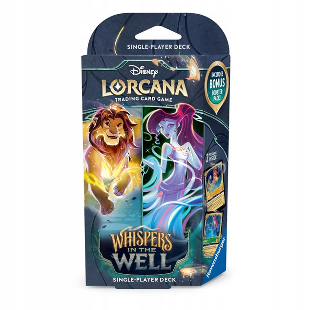 Disney Lorcana TCG Whispers in the Well Starter Decks Display (8) English