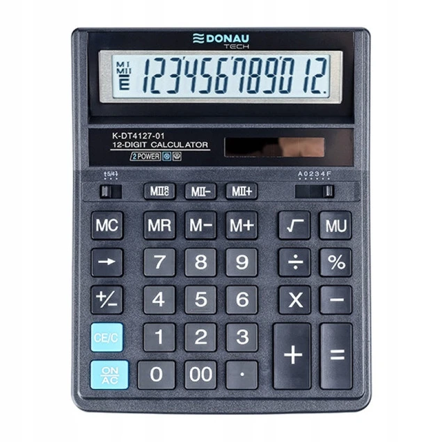 Kalkulator biurowy DONAU TECH K-DT4127-01