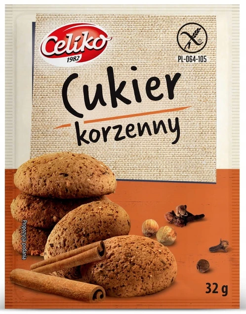 Cukier korzenny bezglutenowy Celiko 32g do wypieków