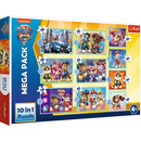 Puzzle Psi Patrol 10w1 Mega Pack 90391 Trefl 4+ OUTLET