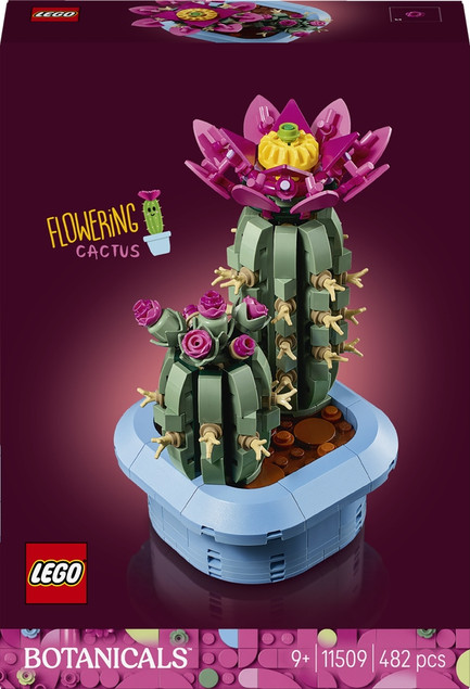 LEGO Botanicals 11509 Kwitnący Kaktus - Zestaw dekoracyjny dla dorosłych