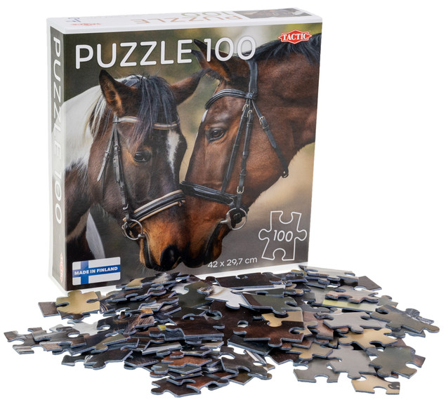 Puzzle 100 Tactic Horses in Love – Romantyczne Konie