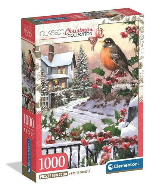 Puzzle 1000 XMAS Robin Rudzik | Świąteczna Układanka