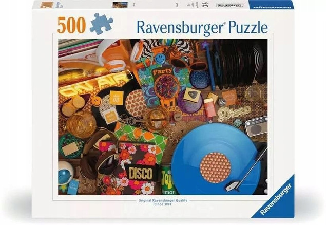 Puzzle Ravensburger 500 elementów Hello Vinyl 12000773