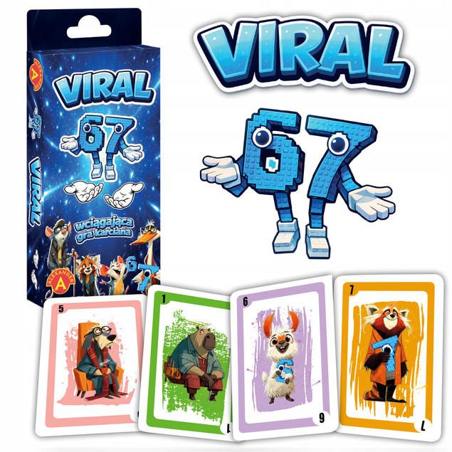 Viral 67 – kieszonkowa gra karciana rodzinna – Alexander