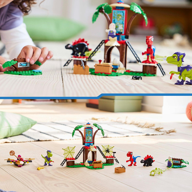 LEGO Marvel 11200 - Bitwa Spidey'ego i Gobby'ego przy domku na drzewie (143 el.)