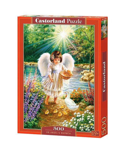 Puzzle 500 Układanka ANIOŁ Przyroda Aniołek Natura Słońce 9+ Castor
