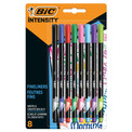 Cienkopisy Żelowe BIC Intensity Fineliner Zestaw 8 Kolorów 0.4 mm