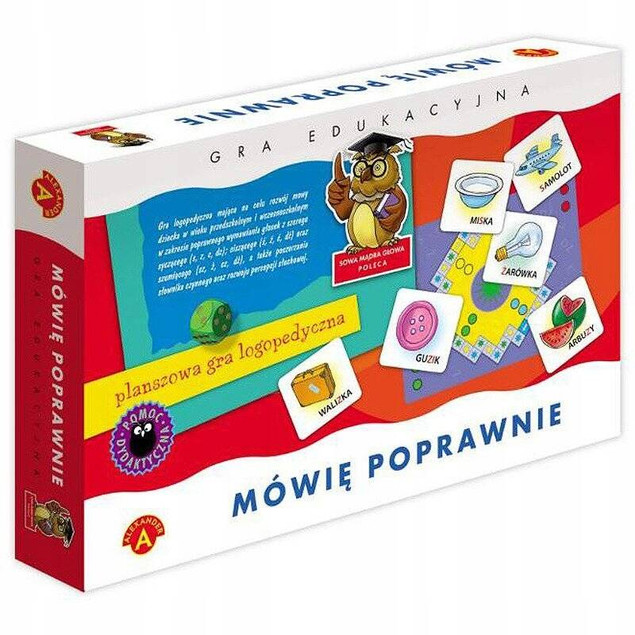 Mówię Poprawnie Gra Edukacyjna Mowa Różnicowanie Głosek 5+ Alexander 0497