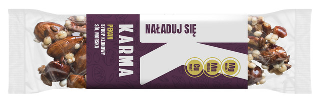 Baton Karma Migdały Pekan Syrop Klonowy 40 g