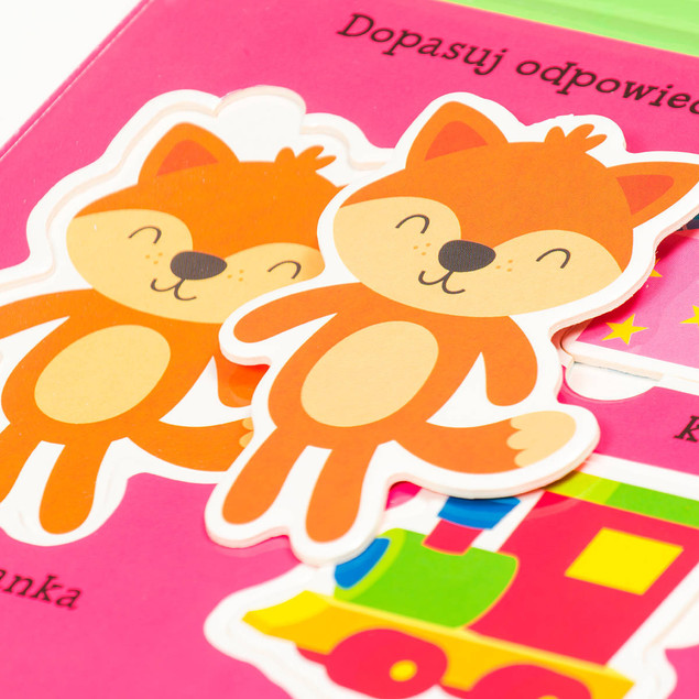Poznajemy świat Słowa – książeczka z puzzle dla niemowląt 0+