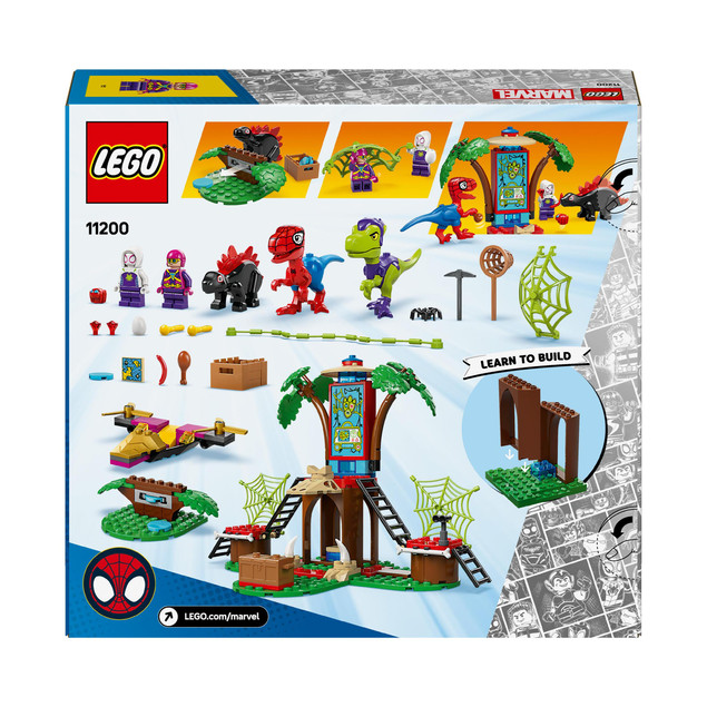 LEGO Marvel 11200 - Bitwa Spidey'ego i Gobby'ego przy domku na drzewie (143 el.)