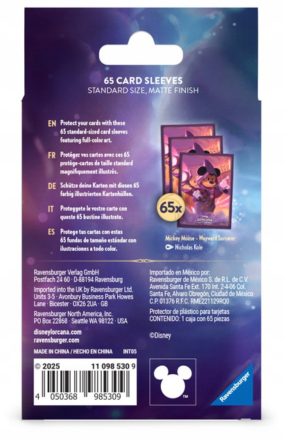 Disney Lorcana: Reign of Jafar (CH8) - Sleeves: Myszka Micki (65)