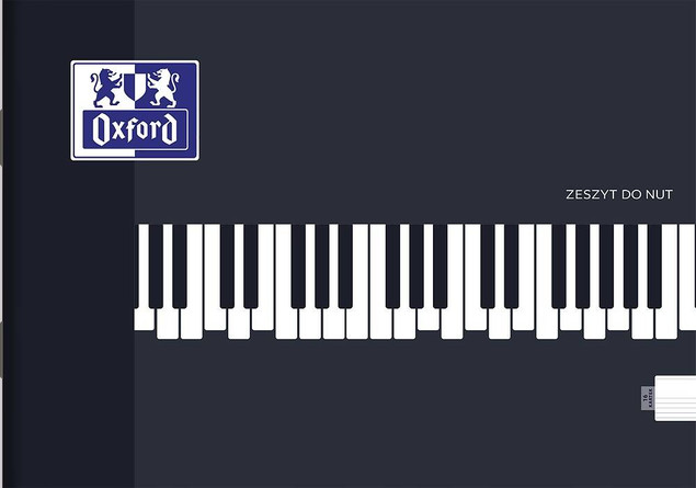 Zeszyt do nut A5 16 kartek Oxford pięciolinia