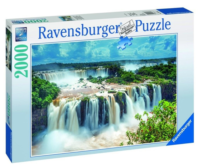 Puzzle Ravensburger 2000 elementów Wodospad Iguazu